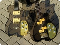 Renaissance SPG Guitar SPB Lucite Bass Set In New Old Stock 1978 Lucite