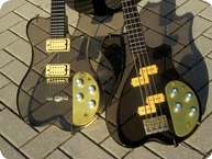 Renaissance SPG Guitar SPB Lucite Bass Set In New Old Stock 1978 Lucite
