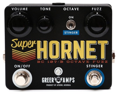 Greer Amps  Greer Amps Super Hornet Octave Fuzz  Black