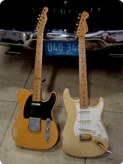 Fender Stratocaster Nocaster Pair 2002