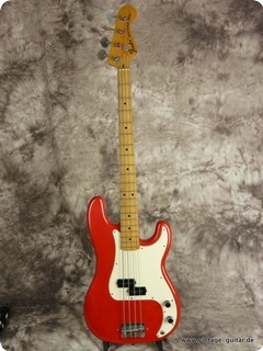 Fender Precision Bass 1975 Light Candy Apple