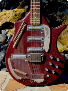 Coral Sitar 1968 Red Crinkle