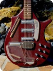 Coral Sitar 1968 Red Crinkle