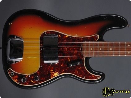 Fender Precision / P Bass 1965 3 Tone Sunburst