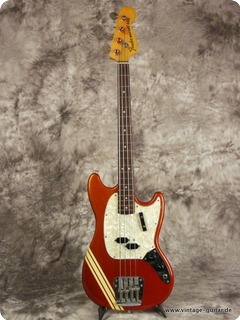 Fender Mustang Competition 1972 Candy Apple Red