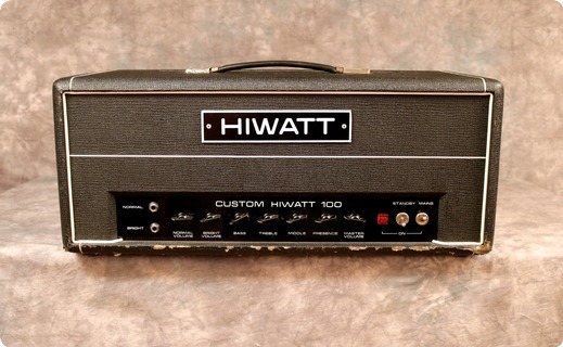 Hiwatt Dr103 1977 Black Tolex