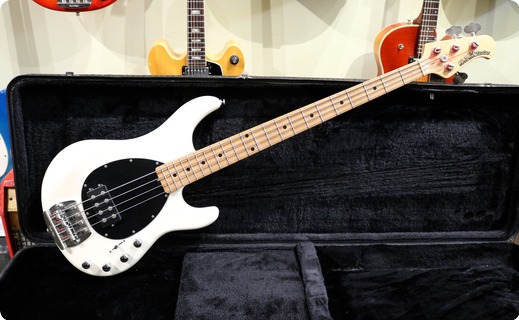 Ernie Ball Music Man Sterling 1993 White Bass For Sale Andy Baxter 
