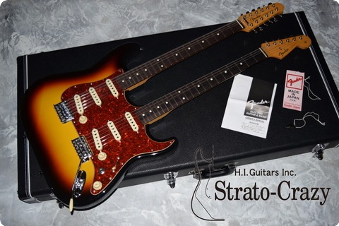 Fender Japan Double Neck Stratocaster 2012 Sunburst