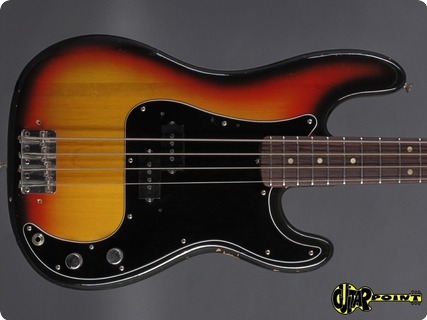 Fender Precision / P Bass 1973 3 Tone Sunburst