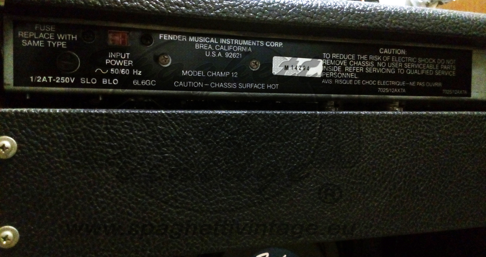 Fender Champ Red Knobs 1989 Amp For Sale Spaghettivintage