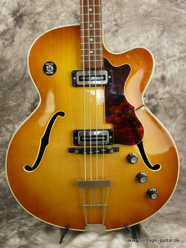 Hofner 500/5 President Bass 1970's Sunburst Bass For Sale Vintage ...