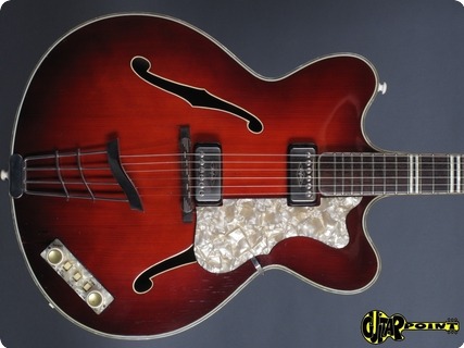 Höfner / Hofner Verythin 4573 1963 Russett Red