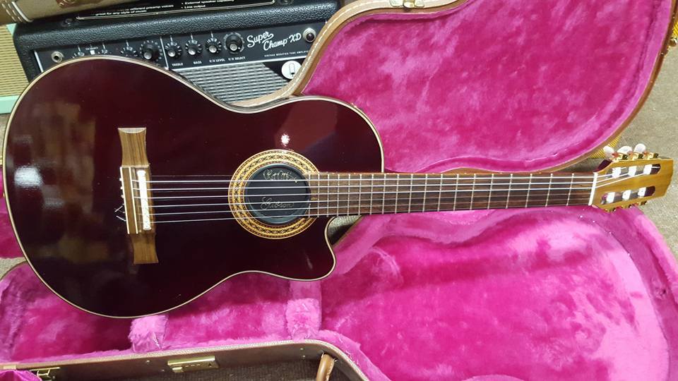 nederlag Diskriminere Ikke moderigtigt Gibson Chet Atkins Classical 1993 Wine Red Guitar For Sale Jimi's Music  Store