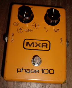 Mxr Phase 100 1978 Orange Blok Logo Effect For Sale Hendrix Guitars