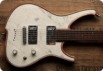 Zerberus Guitars Nemesis 2017 White Carrara Marble