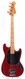 Fender Mustang Bass 1980-Translucent Red