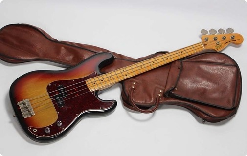 Greco Precision Bass PB 500 1979 Sunburst Bass For Sale