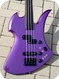 B.C Rich Mockingbird Fretless Bass 1985 Deep Purple Metallic