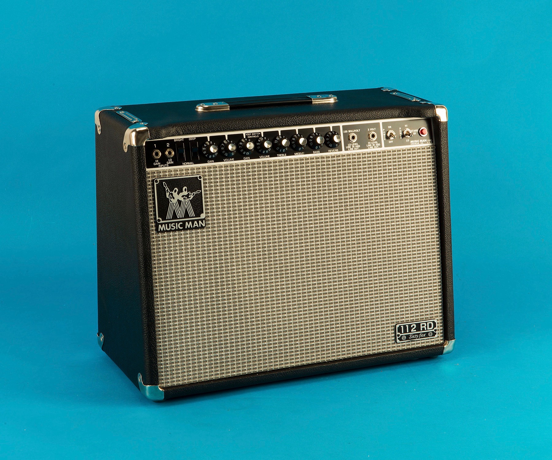 Music Man 112 Rd Model Amplifier 1977 Black Amp For Sale Jay Rosen Music