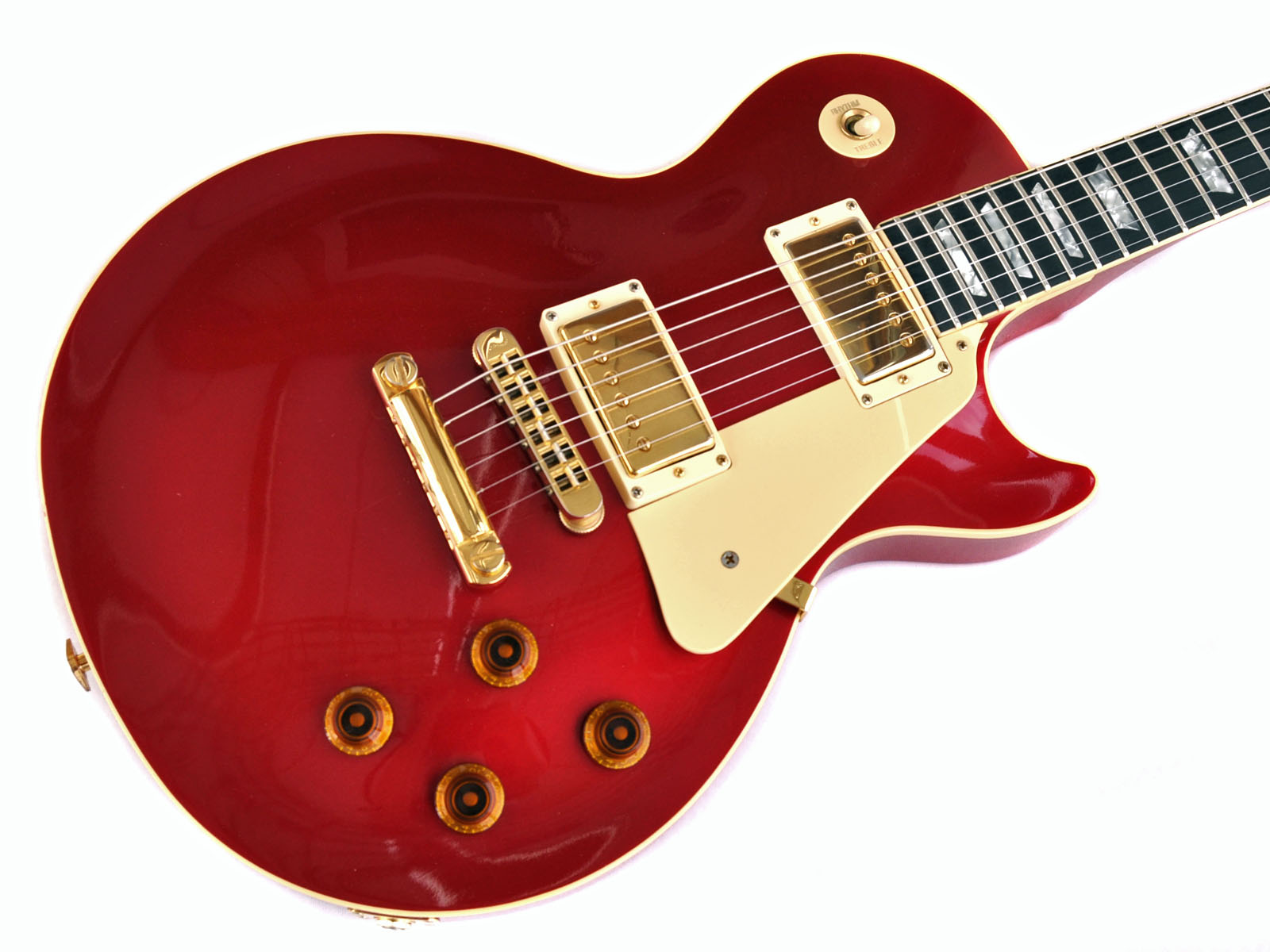 Gibson Les Paul Standard 1982 Candy Apple Red Guitar For Sale Wutzdog