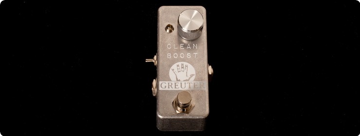 Greuter Audio Clean Boost 2017