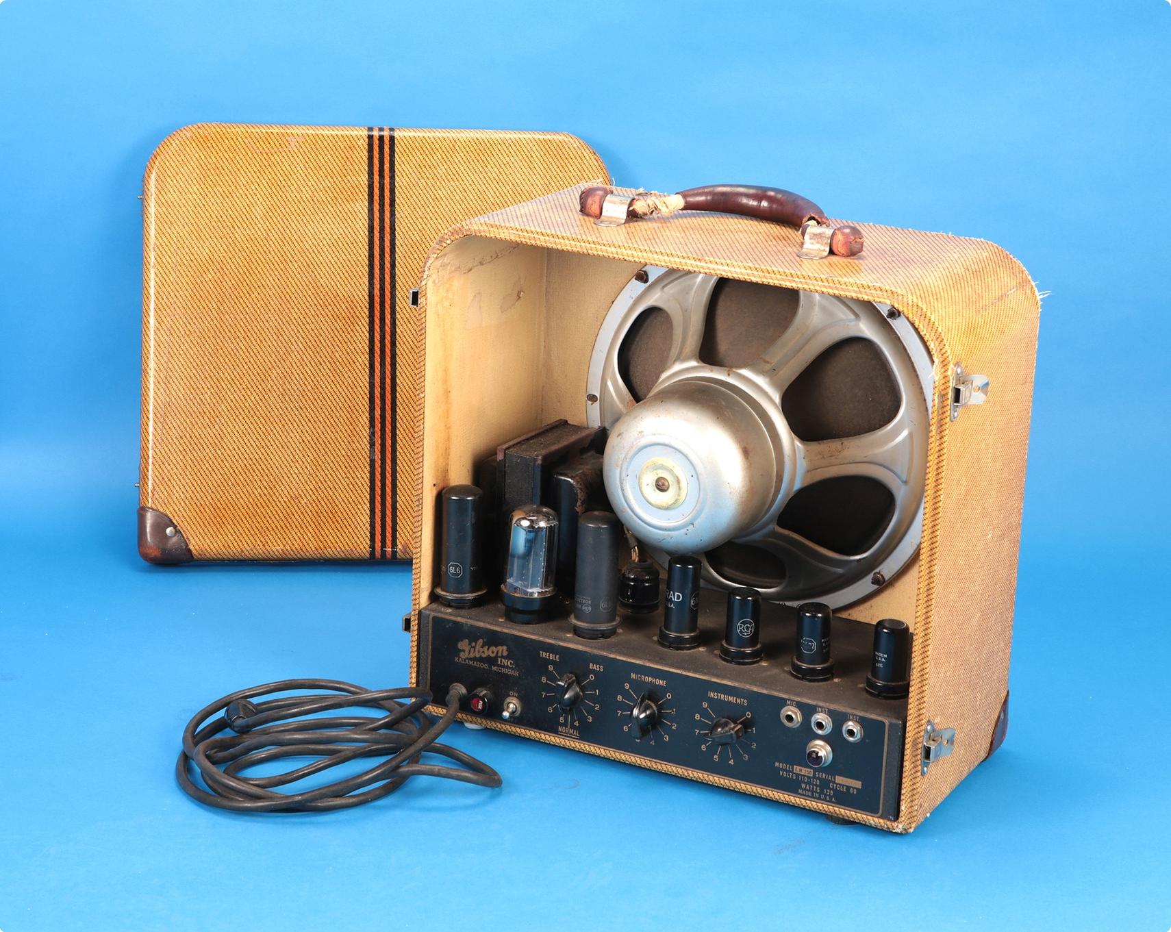 Gibson EH 150 Amplifier 1938 Tweed Amp For Sale Jay Rosen Music