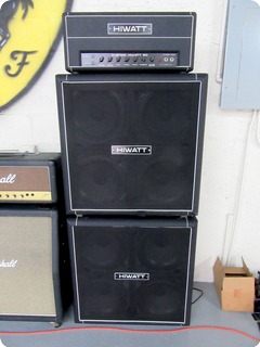 Hiwatt “full Stack” Custom 50w Dr504 Head W/2 4x12” Se4123 Cabinets 1980