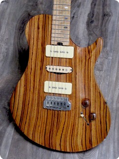 Warrior Rick Deringer Isabella Guitar 2010 Zebrawood