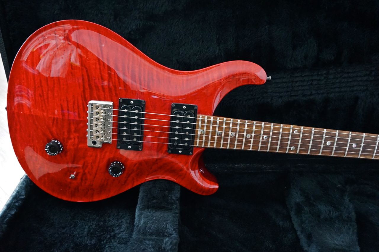 Paul Reed Smith Prs Custom 24 1990 Scarlet Red Guitar For Sale Dear