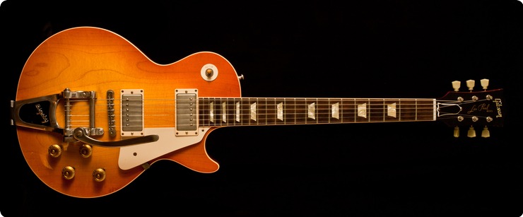 Gibson Custom Shop Les Paul Standard 1958 Murphy Aged Bigsby 2017 Sunrise Te Burst