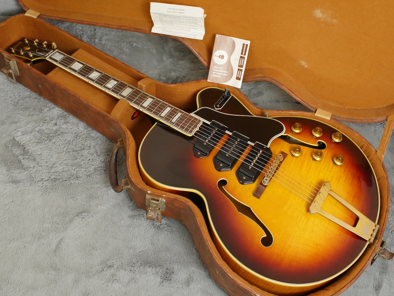 Gibson ES 5 Switchmaster 1956 Sunburst Guitar For Sale ATB Guitars