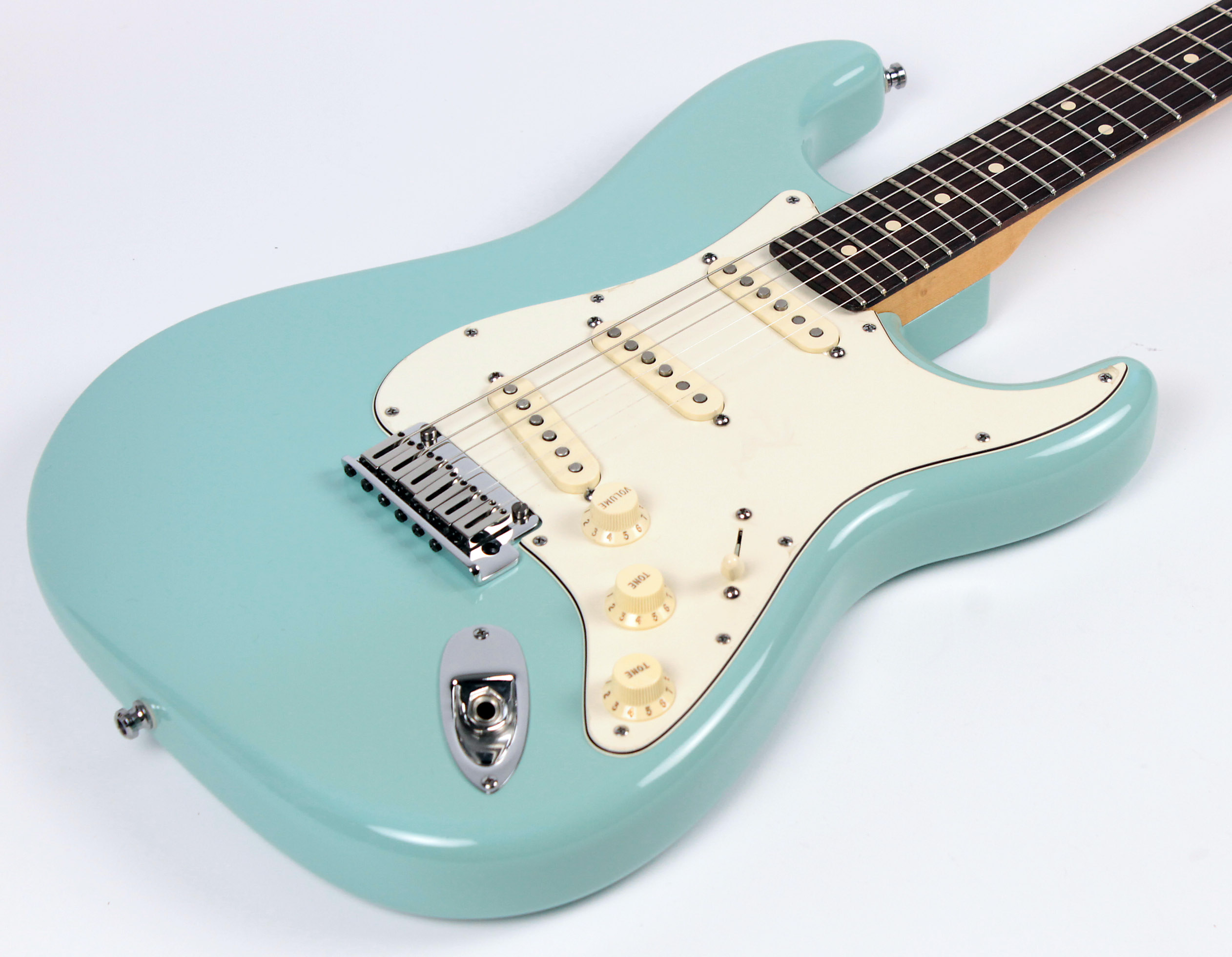 Fender Custom Shop Stratocaster Custom Classic 2009 Daphne Blue Guitar ...