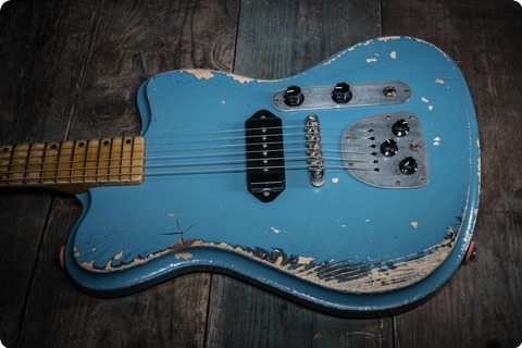 Vuorensaku Guitars T. Junior Supacruiser Gulf Blue