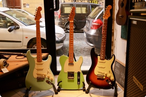 Fender Tele/ Stratocaster 2010 Surf Green, Daphne Blue, Sunburst