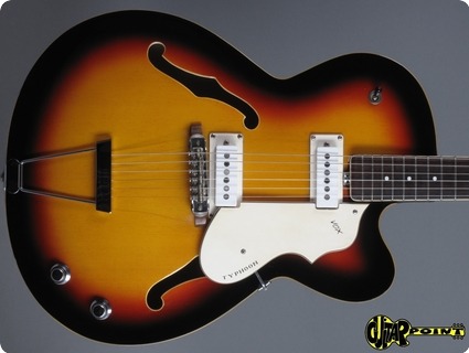 Vox V255 Typhoon 1966 Sunburst Guitar For Sale GuitarPoint