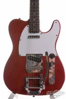Fender Telecaster Transparent Crimson Red Bigsby 1978