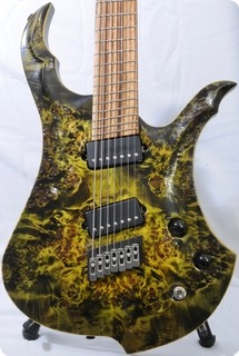 Siggi Braun Custom Shop Fafnyr Ff 7 7 2015 Jungle Green Dragon Skin