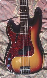 Fender Precision Bass Lefty 1971 Sunburst