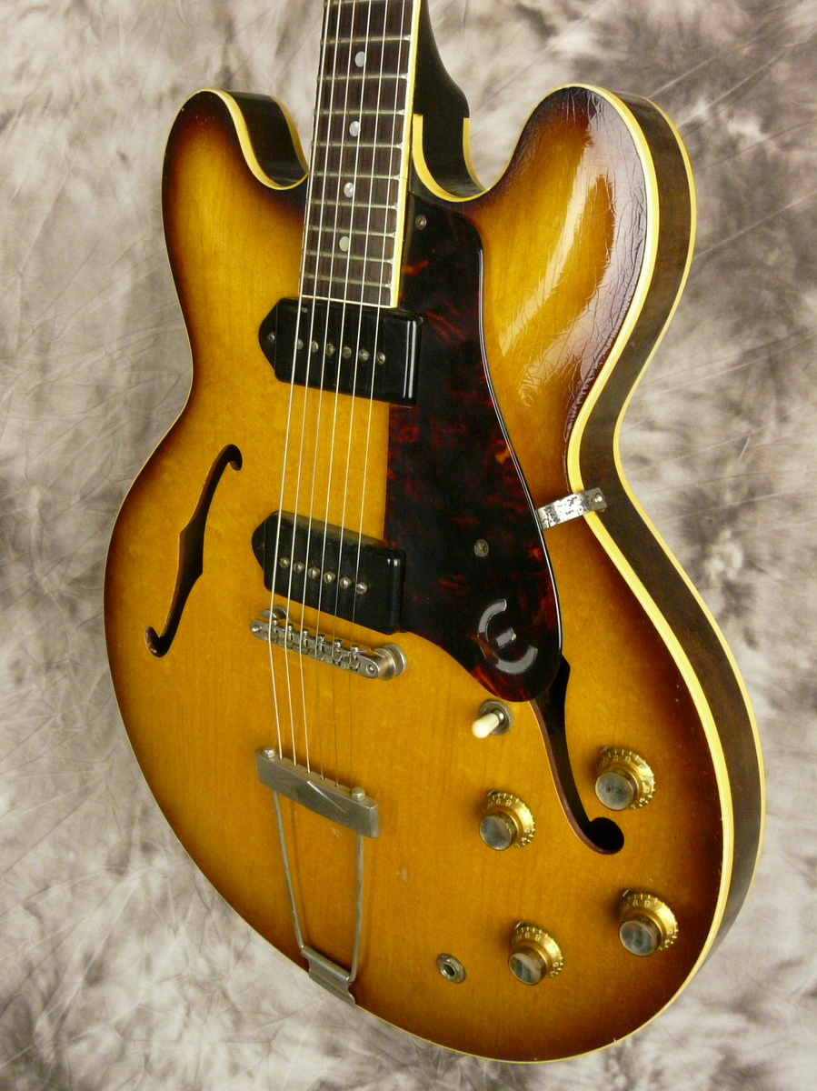 Epiphone Casino 1961 Sunburst (royal Tan) Guitar For Sale Vintage