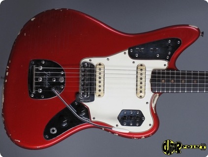 Fender Jaguar 1965 Candy Apple Red   Car