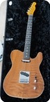 Fender Custom Shop Telecaster Quilted Redwood 2014 Natural Satin Finish