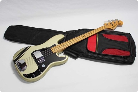 Greco Precision Bass 1978 Custom Colour Gold/silver Sparkle