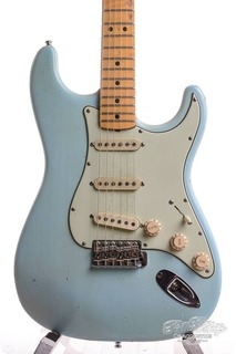 Fender Stratocaster Daphne Blue Refin Aged Suhr Ml 1973