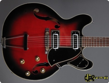 Lyle 12 String Guitar 1960 Redburst 