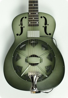 National Nrp 14th Fret + National Slimline Pickup 2009 Green Burst