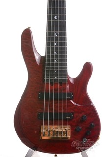 Yamaha John Patitucci 6 String Signature Bass Trans Dark Red 2007
