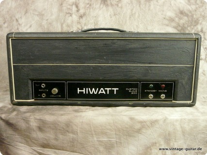 Hiwatt Sta 200 Custom Slave Black Tolex