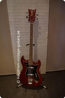 Hagstrom H8 B/ 8 String Bass 1969 Cherry