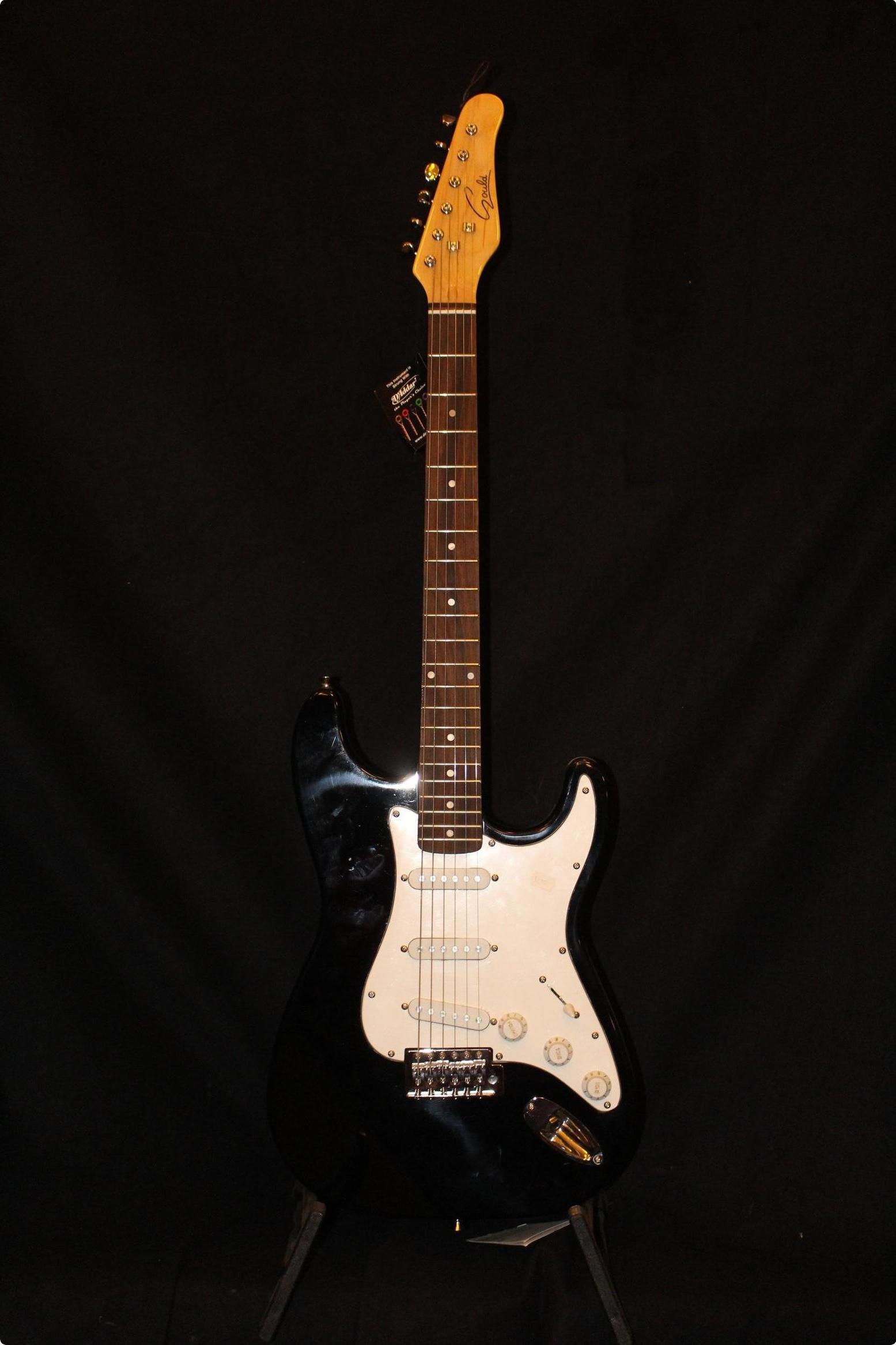 Gould Strat 2018 Black Guitar For Sale Twang