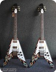 Gibson-Jimi Hendrix Pschedelic Flying V.-2006